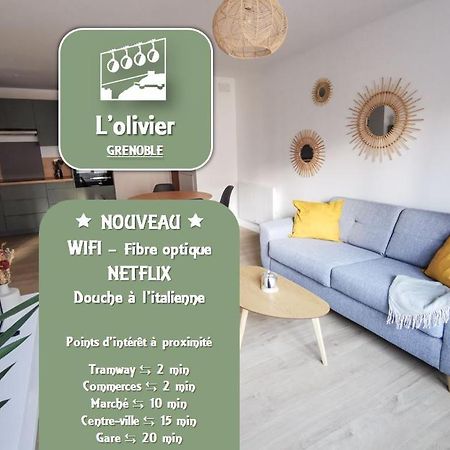 L'Olivier - Appartement Moderne Et Chaleureux - Tram Et Parc Grenoble Esterno foto