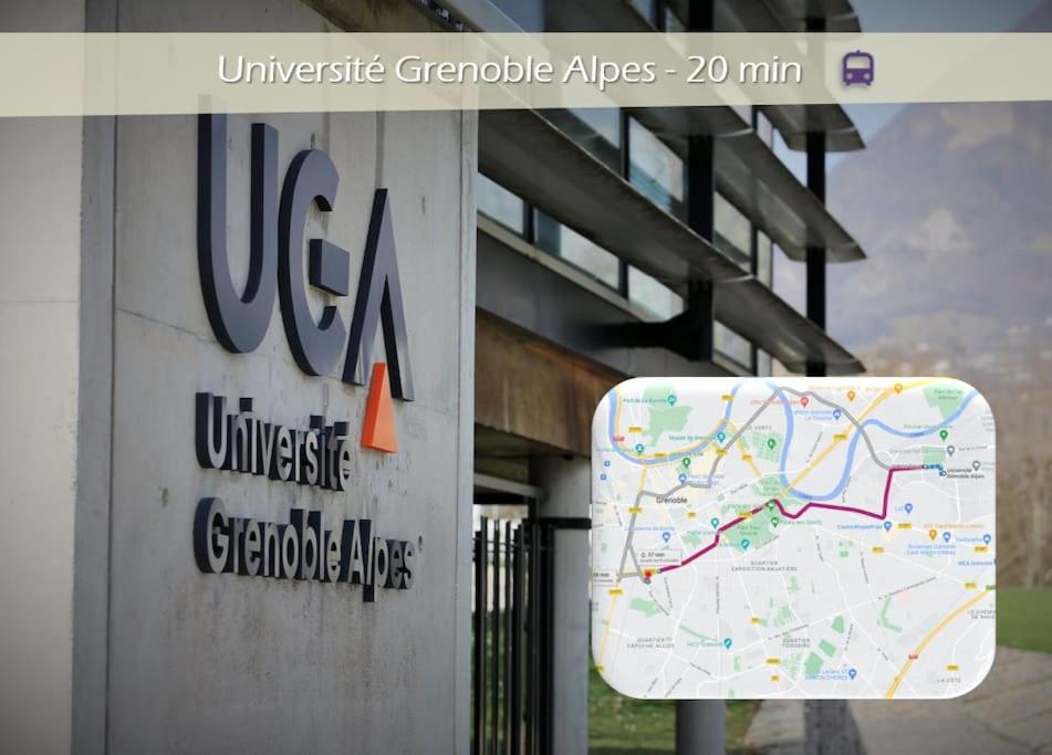 L'Olivier - Appartement Moderne Et Chaleureux - Tram Et Parc Grenoble Esterno foto