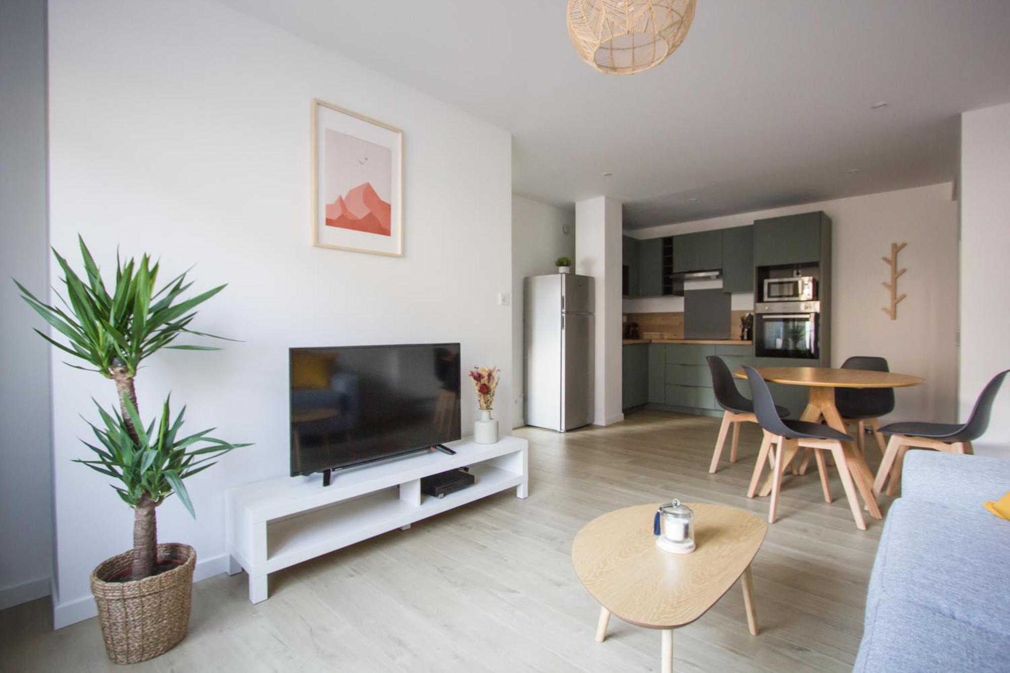 L'Olivier - Appartement Moderne Et Chaleureux - Tram Et Parc Grenoble Esterno foto